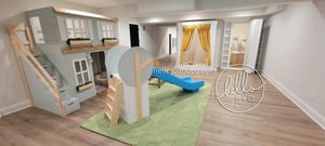 Image of Custom Playroom Start to Finish