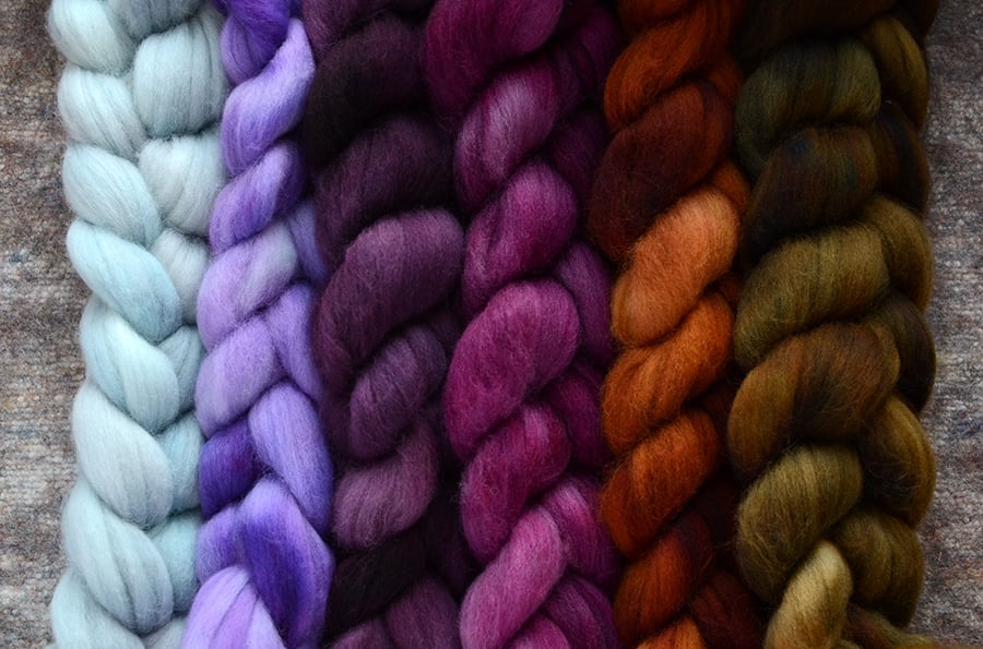 Image of "Hair-Raising” - October Fiber Club Coordinate Pack- PRE-ORDER - 6 oz.