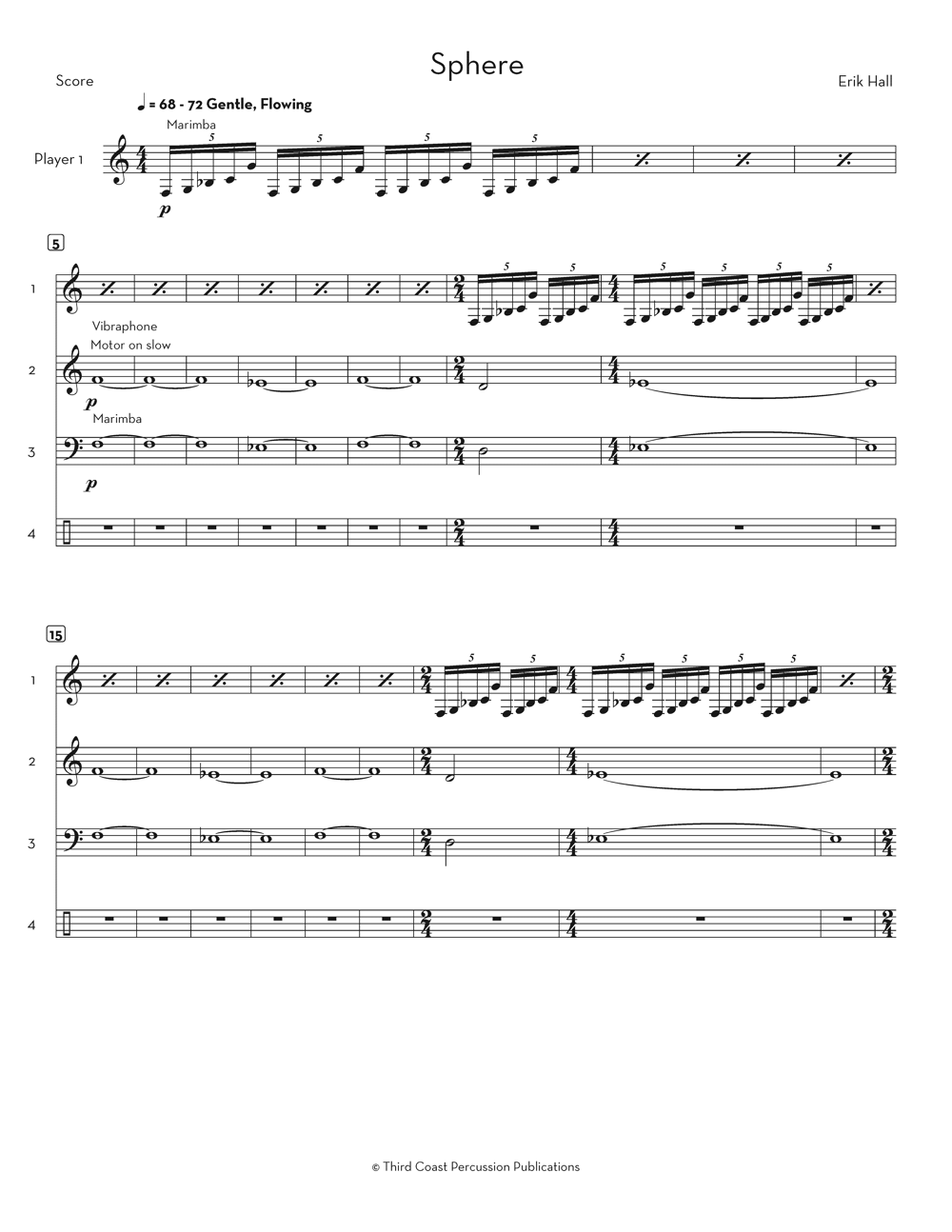 Three Forms – Score and Parts