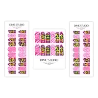 Image 2 of PINK LADY GRINCH CHRISTMAS NAIL DECALS