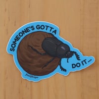 Dung Beetle Sticker