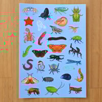 Image 2 of Invertober 2022 Sticker Sheet