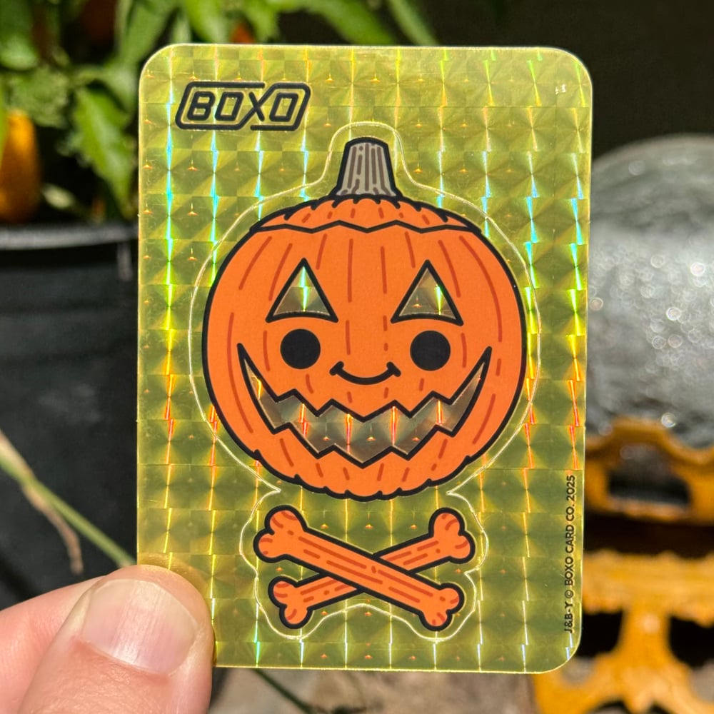 Image of A Pull from the Boxo Card Co. Sticker Machine