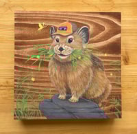 Image 3 of "Wild Foodies- Pika" Original Painting