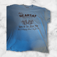 Mega pint xl teal t shirt