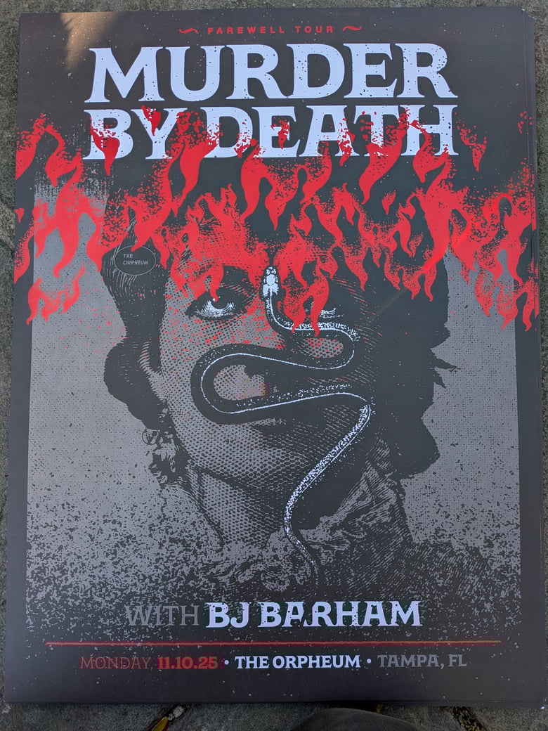 Image of Tampa leftover farewell tour posters SHIPS DEC 1