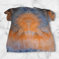 Image 2 of 2xl orange and blue spiral 