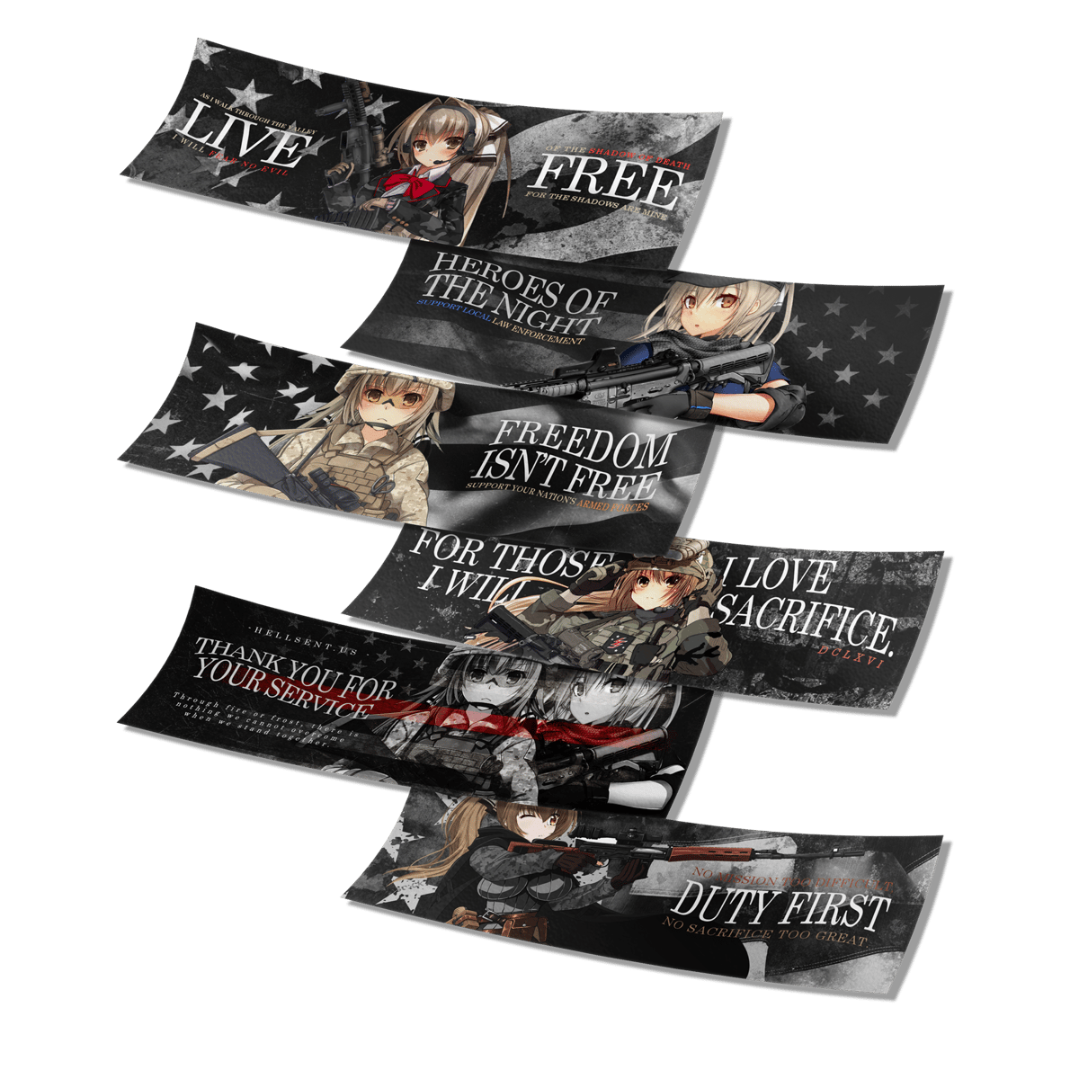 Image of Sento Military/LE Series Stickers