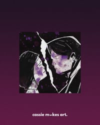 Limited Edition Purple Lovers Vinyl Sticker