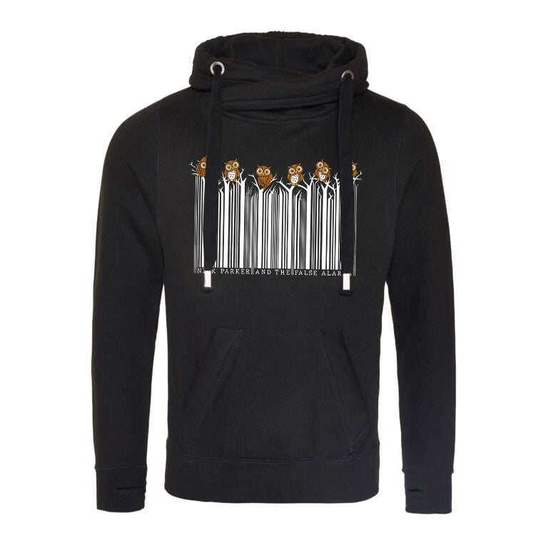 Image of Owl Cross Neck Hoodie