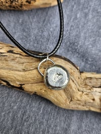 Image 3 of Mens Necklace - Wave Pebble 