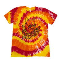 Image 1 of Trash Tie-Dye: Medium Yellow, Orange, and Red Spiral