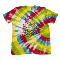 Image 1 of Trash Tie-Dye: Large Multi-Color Bullseye