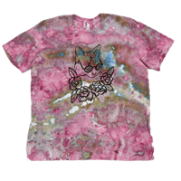Image 1 of Trash Tie-Dye: 2XL Magenta and Brown