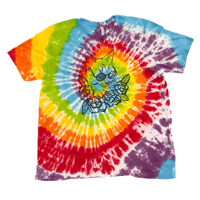 Image 1 of Trash Tie-Dye: 2XL Rainbow Spiral