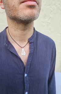 Image 5 of Mens Necklace - Copper Swirl 