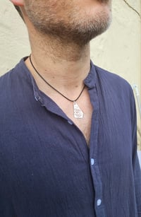 Image 6 of Mens Necklace - Copper Swirl 