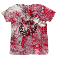 Image 1 of Trash Tie-Dye: Medium Red and Grey