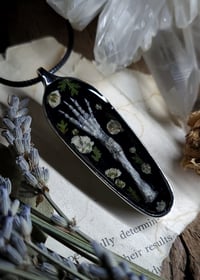 Image 4 of Bunny Foot and Floral Amulet