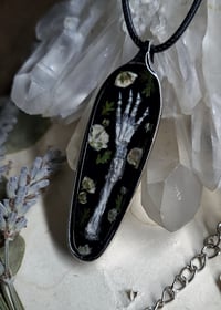 Image 3 of Bunny Foot and Floral Amulet