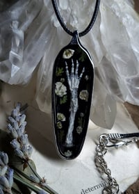 Image 1 of Bunny Foot and Floral Amulet