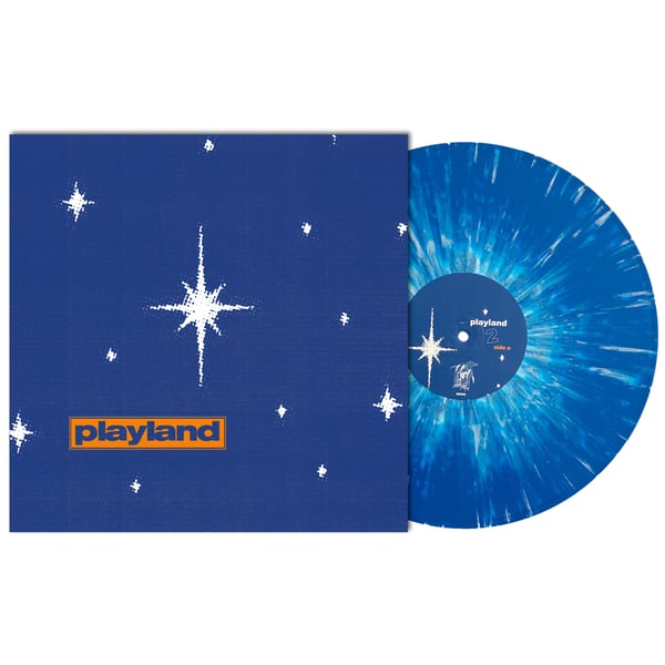 Image of PLAYLAND "Playland 2" LP (Blue/White Splatter Vinyl)