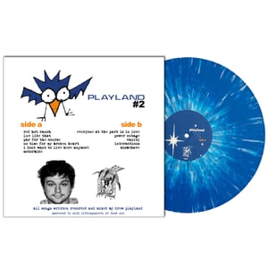 Image of PLAYLAND "Playland 2" LP (Blue/White Splatter Vinyl)