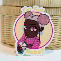Image 2 of Boba Girl Sticker