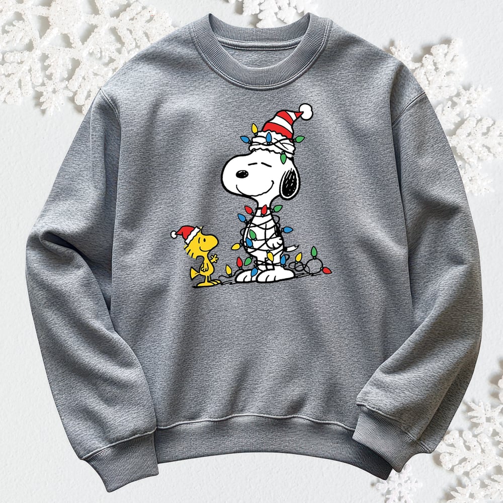 Image of SN00P LIGHTS CREWNECK SWEATER
