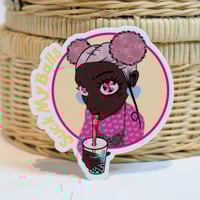 Image 3 of Boba Girl Sticker