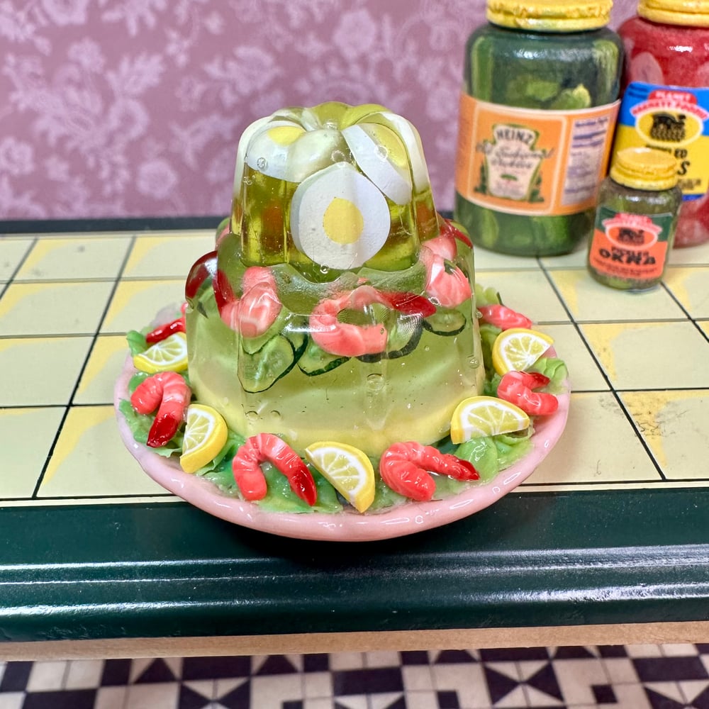 Image of Boiled Eggs, Pickles and Prawns