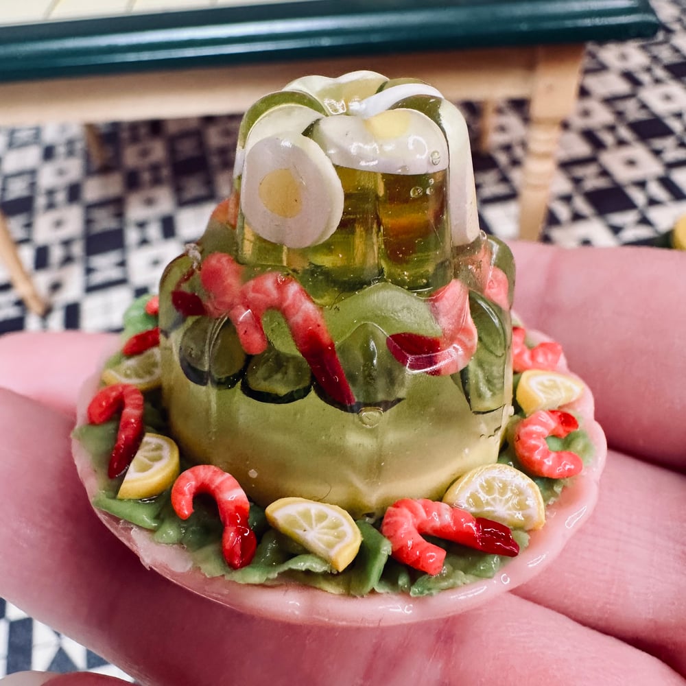 Image of Boiled Eggs, Pickles and Prawns