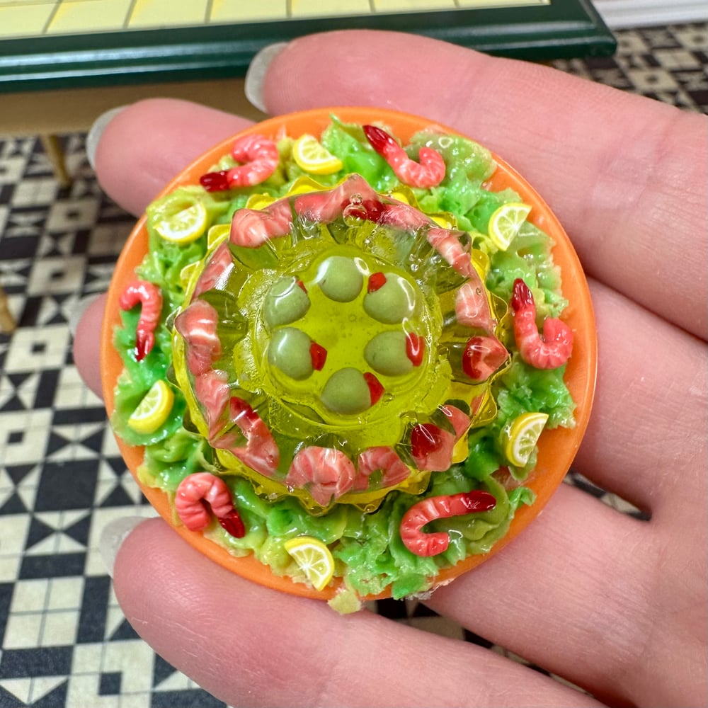 Image of Olives, Shrimp, and Pickles Gelatin 