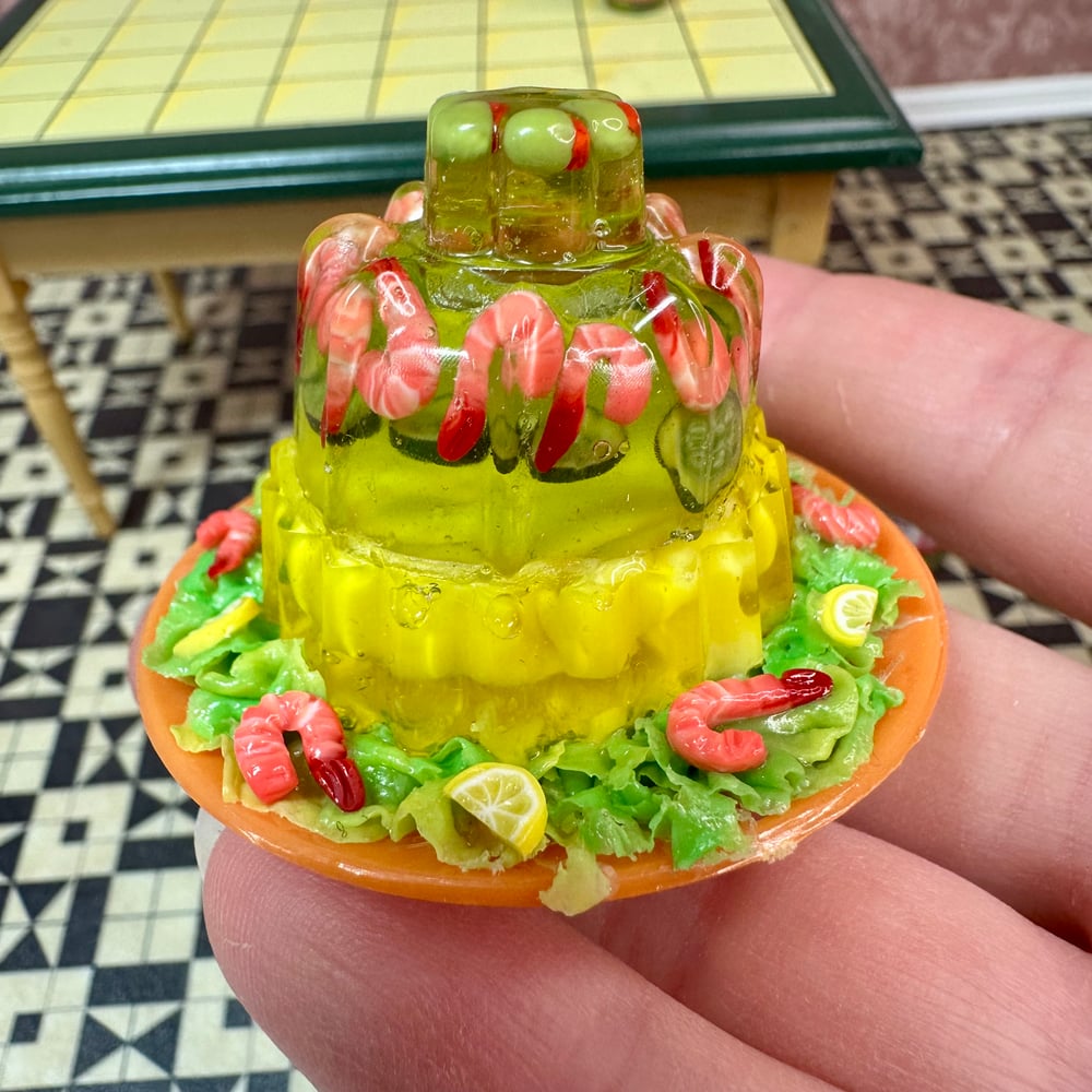 Image of Olives, Shrimp, and Pickles Gelatin 