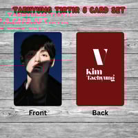 Image 2 of Taehyung TirTir Photocard Set of 8