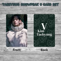 Image 2 of Taehyung Snowpeak Photocard Set of 8