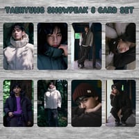 Image 1 of Taehyung Snowpeak Photocard Set of 8