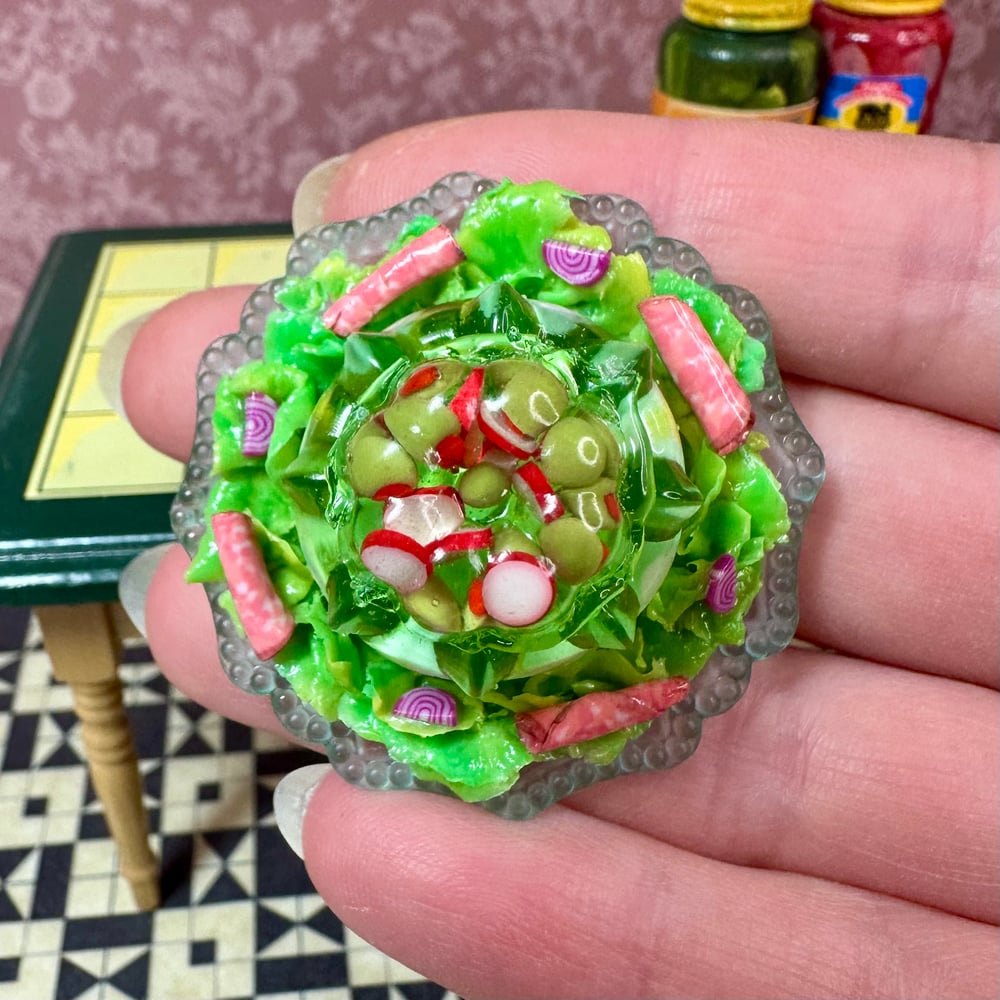 Image of Olives, Radishes, and Boiled Eggs Gelatin