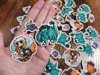 Image 2 of Silly Raptor Stickers