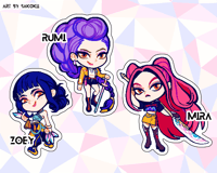K-Pop Demon Hunters Stickers