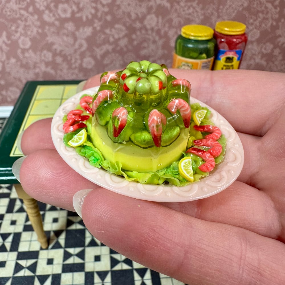 Image of Prawns, Pickles, and Olives Gelatin 