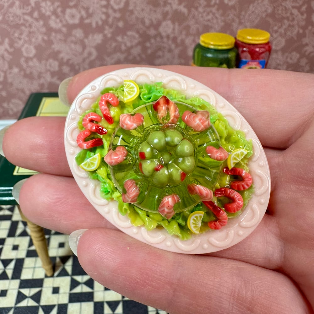 Image of Prawns, Pickles, and Olives Gelatin 