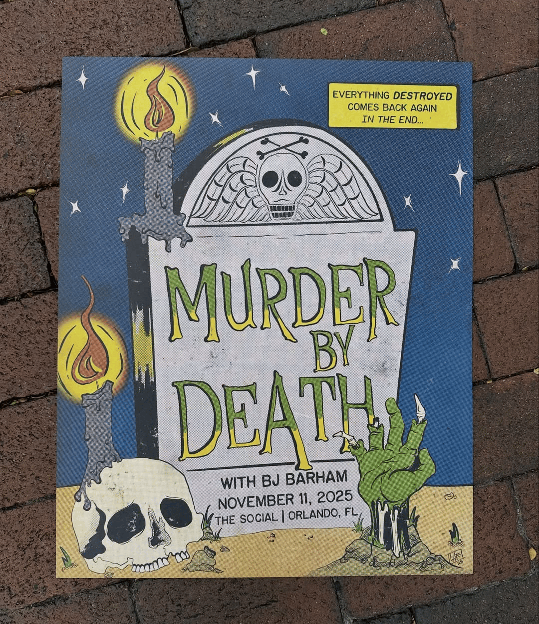 Image of Orlando leftover farewell tour posters SHIPS DEC 1