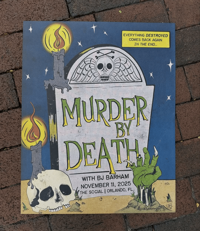 Image of Orlando leftover farewell tour posters SHIPS DEC 1