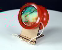 Image 1 of Dyed Hard Maple yo-yo, #2025-260 