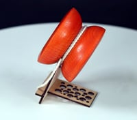 Image 3 of Dyed Hard Maple yo-yo, #2025-260 