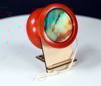 Image 5 of Dyed Hard Maple yo-yo, #2025-260 