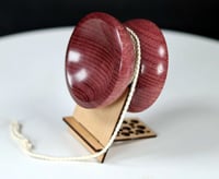 Image 4 of Brazilian Purpleheart yo-yo, #2025-262