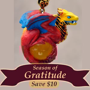 Image of Ocean Sunset Snarl - Collectible Necklace