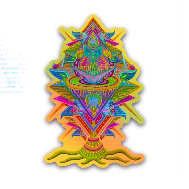 “Symmetree" Holographic Sticker 